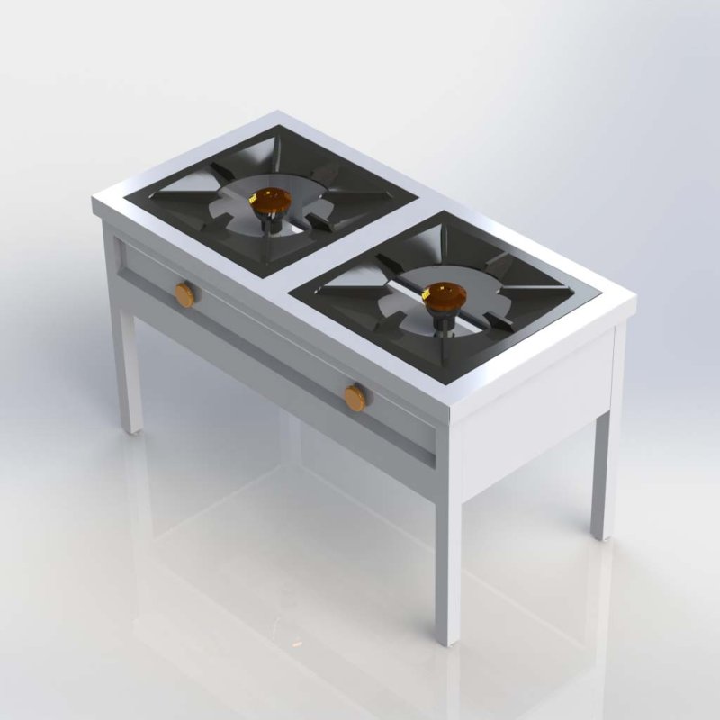 2 BURNER HP GAS STOVE