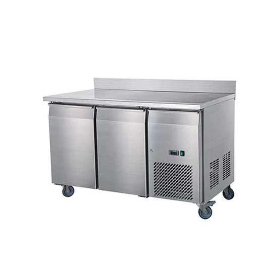 2 Doors Undercounter Fancooling Freezer with Backsplash