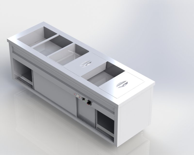 BAIN MARIE WITH CUPBOARD 2307-6