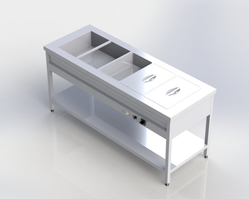 BAIN MARIE WITH UNDERSHELF 2007-5