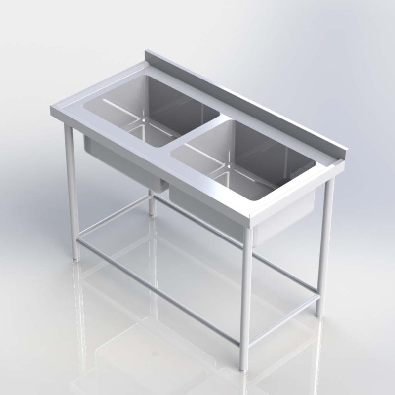 DOUBLE BOWL SINK DBSSTD1206R